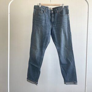 Everlane - Selvedge Slim Fit - washed denim - 34/32